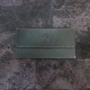 NWOT La Garde blue green leather wallet